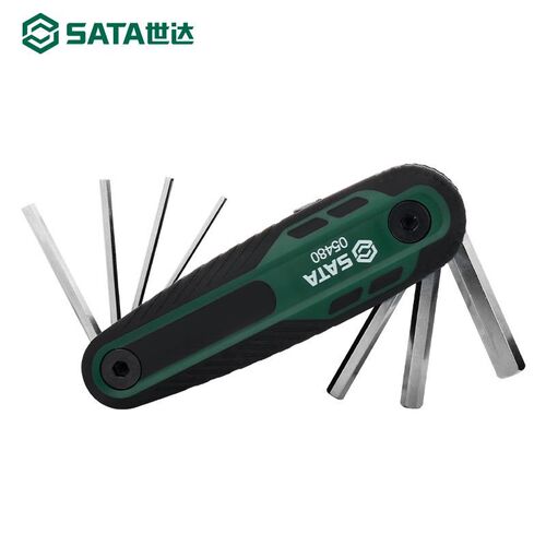 折叠内六角扳手工具3/4/5/6/8mm螺丝刀套装多功能内六方扳手