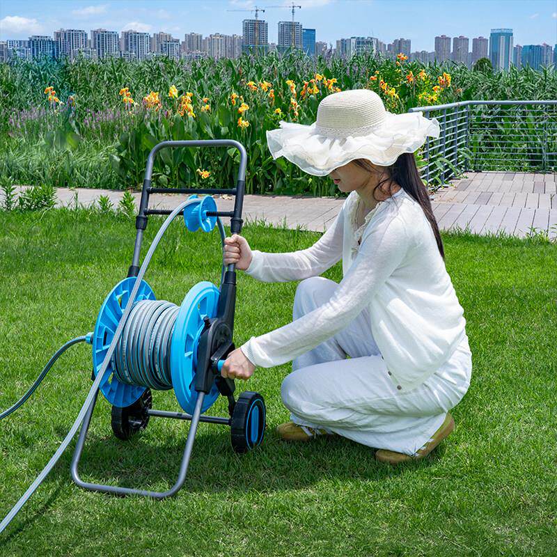 谢冰燃推拉自动回收水管浇式花神器浇花园浇花水枪TSSGC喷菜撒水