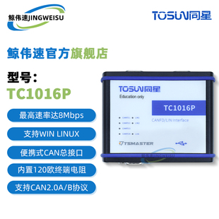 TC1016P同星替代Vector VN1640汽车多通道CAN/LIN总线接口分析仪