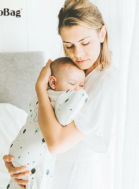 ergobag新生婴儿投降式防惊跳睡袋春秋冬款宝宝襁褓神器四季通用