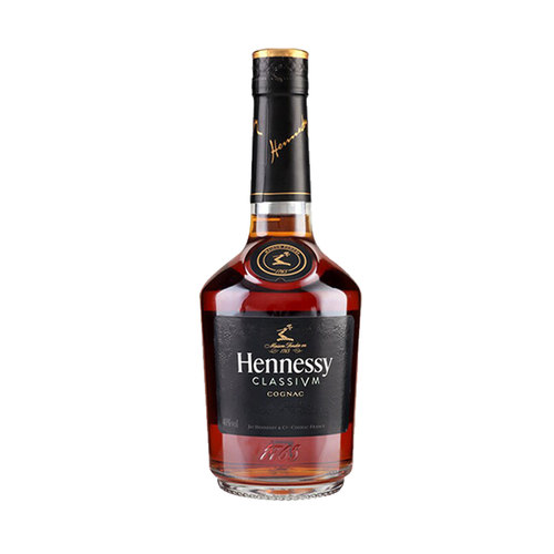 轩尼诗新点干邑白兰地法国Hennessy350ml烈酒洋酒裸瓶