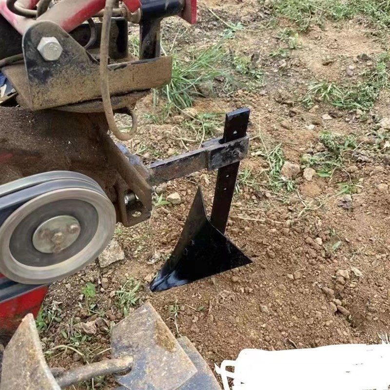 微耕机配件开沟犁小犁子两驱四驱旋耕开J沟器小犁子农具翻土松土图片