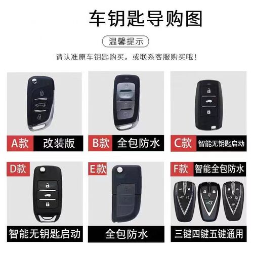 适用於长安cs75plus汽车啓源A07钥匙套逸动cs55欧尚unit钥匙包