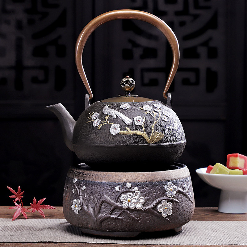 电陶炉煮茶器铁壶煮茶壶玻璃家用功夫茶具套装泡茶壶煮茶炉煮水壶