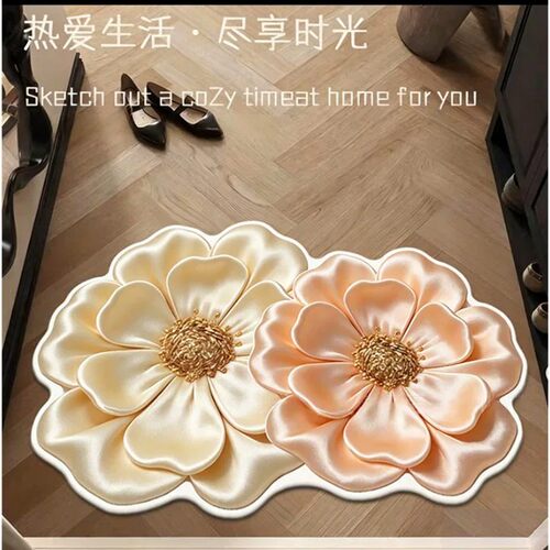 【下单立减50】轻奢感地垫卫生间吸水防滑浴室硅藻泥速干脚_wf