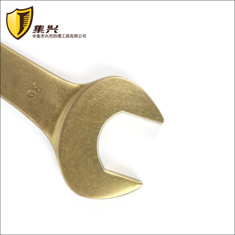 防爆敲击呆扳手/防爆敲击开口扳手/叉口敲击扳手规格19mm--95mm