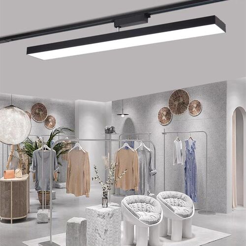 长条轨道灯led散光灯服装店导轨式射灯展厅店铺商用超亮补光灯