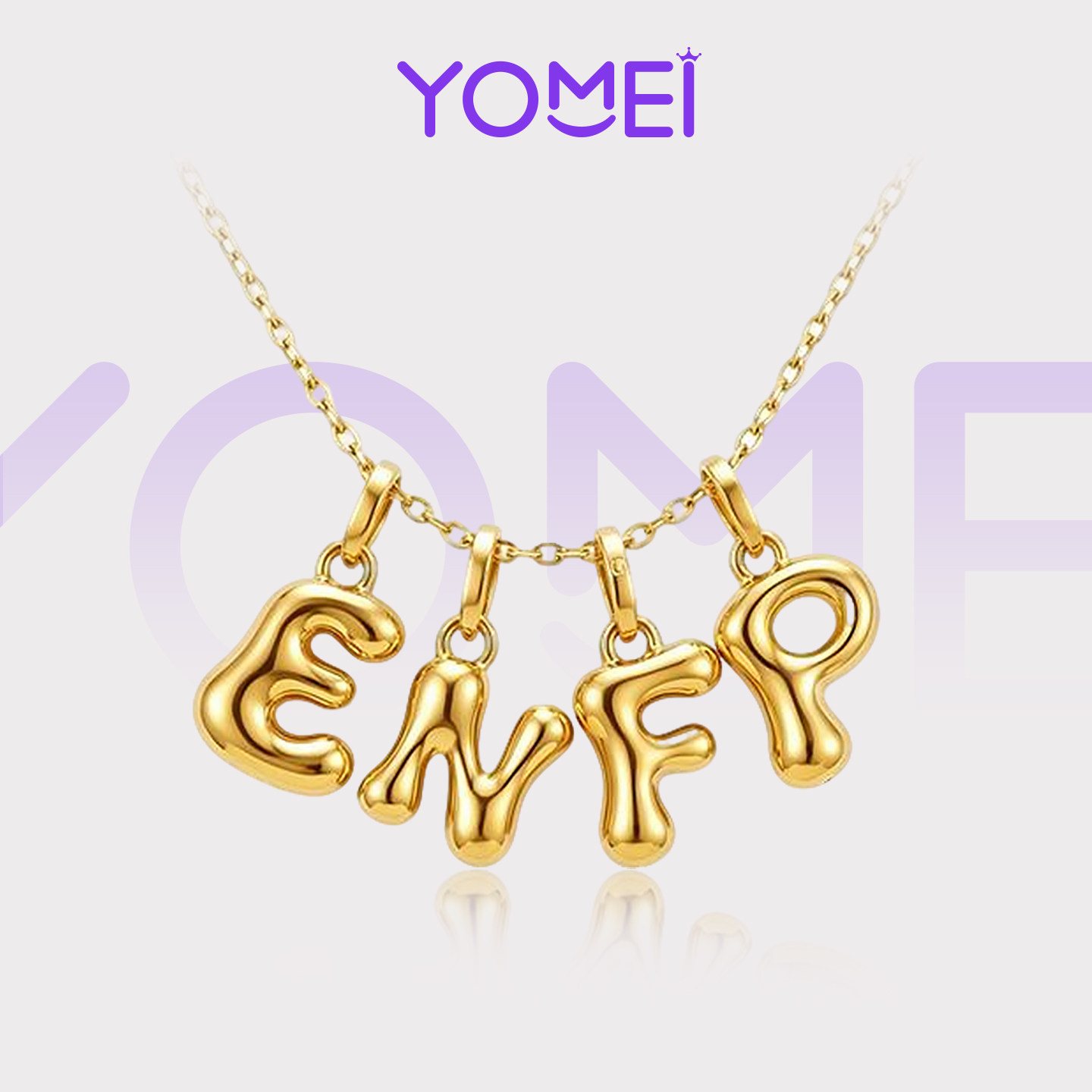 YOMEI黄金小克重黄金吊坠
