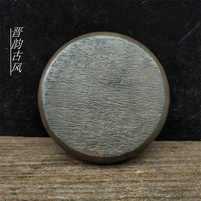 天然青石手工雕刻棱型石鼓壶承宝贝底座民俗怀旧雅居茶社实用收藏