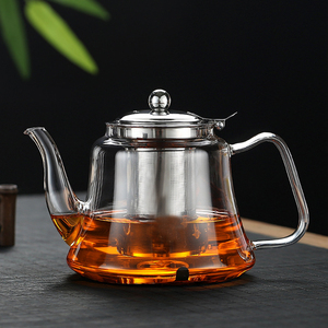 浩香屋电磁炉烧水壶耐高温玻璃煮茶壶大容量茶具加厚泡茶单壶家用