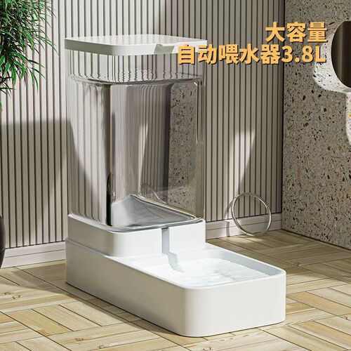 引水大号兔子自助狗狗饮水器家用自动猫咪喂食器猫食盆狗食