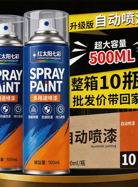 整箱批发自喷漆金属防锈家具塑料改色黑色白色银色油漆手摇自喷漆