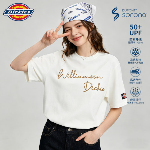 Dickies美式重磅白色情侣T恤