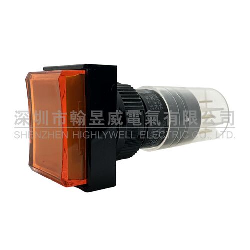 P16LAT1-1AB台湾DECA进联16MM矩形复位带锁灯按钮开关P16LMT1-1ab