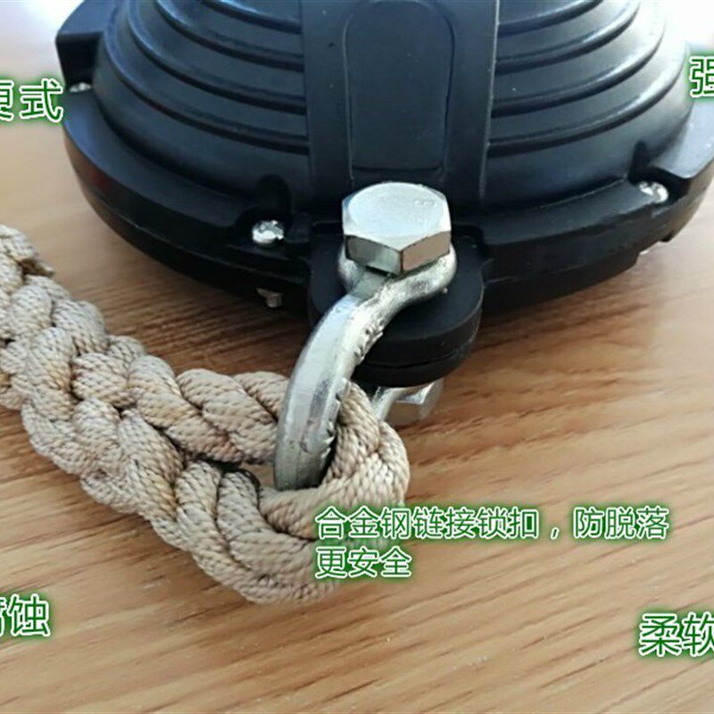 新型5米m带式高空防坠器便携式防坠器 绝缘速差防坠器6米