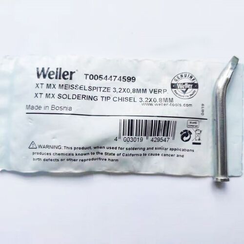 威乐WELLER XT MX弯凿形烙铁头XTMX烙铁嘴 WXP120 WP120手柄专用