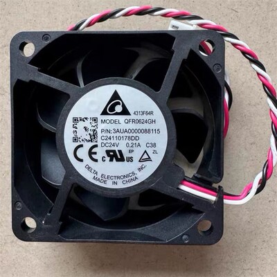 全新台达QFR0624GH/EH/SH/UH DC24V 0.21A/0.15A变频器控制柜风扇