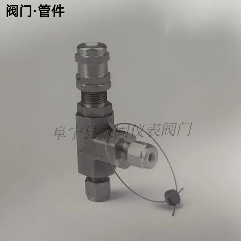 316L不锈钢双卡套弹簧式高压安全阀耐腐蚀泄压阀