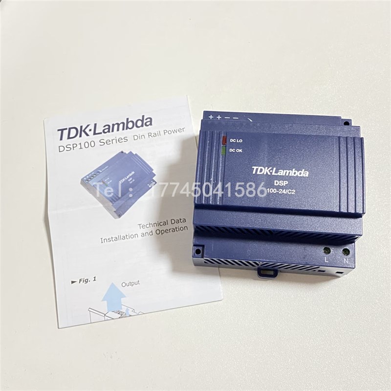 DSP100-24/C2日本TDK-Lambda开关电源DIN导轨24V100W全新正品