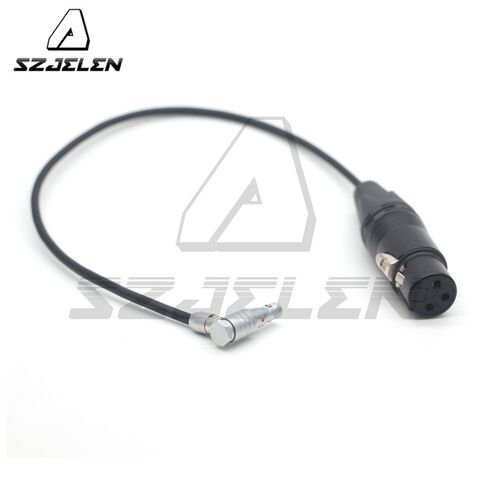 ARRI阿莱mini Z CAM E2音频线 5针转卡农头XLR双声道