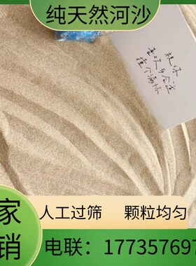 浙江沙子建筑用 黄河滩细沙子筛选干净无杂质60斤装包邮 品质优分