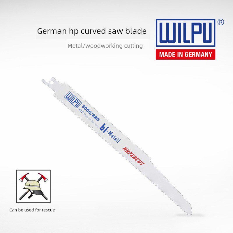 德国Wilpu Hp军刀锯片木工金属管钉拆卸锯片Wp-3050进口工具