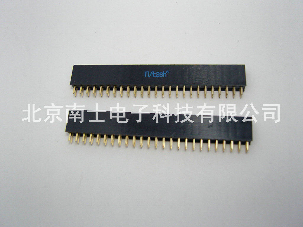 精工南士 镀金2*25P 50PIN双排座 双排母座 插座 间距2.54MM 环保
