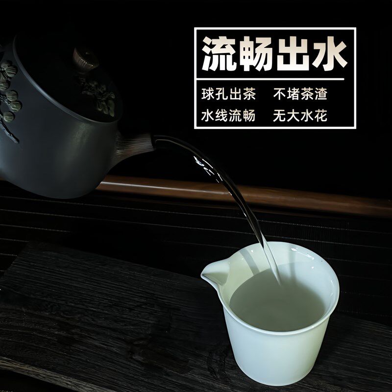 云南建水紫陶壶松针根艺壶汉瓦壶石瓢西施茶具盖碗纯手工茶壶送礼