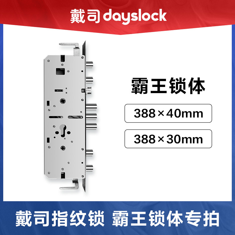 【选配】戴司智能锁专用直插芯304防爆霸王锁体