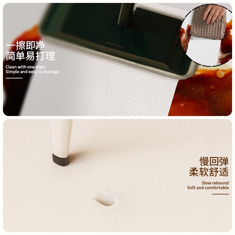 法式高级感进门皮革地垫可擦免洗入户门口玄关脚垫可裁剪家用地毯