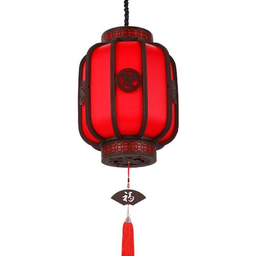 中式红灯笼挂饰中国风户外防水大门阳台仿古灯笼春节新年乔迁装饰
