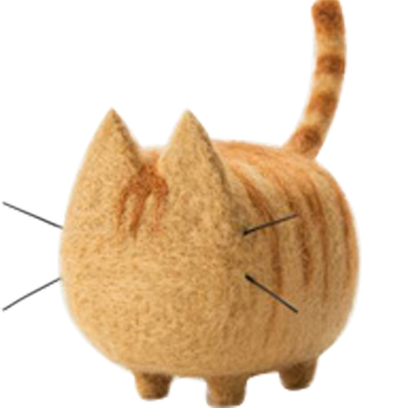 羊毛毡成品柯基猫狗纯手工毛绒玩偶橘猫车载摆件挂件非材料包