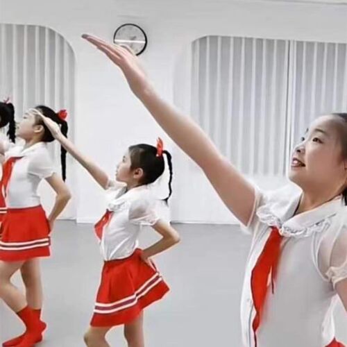 少年有志舞蹈服宪法伴我们成长表演六一儿童红领巾中小学生演出服