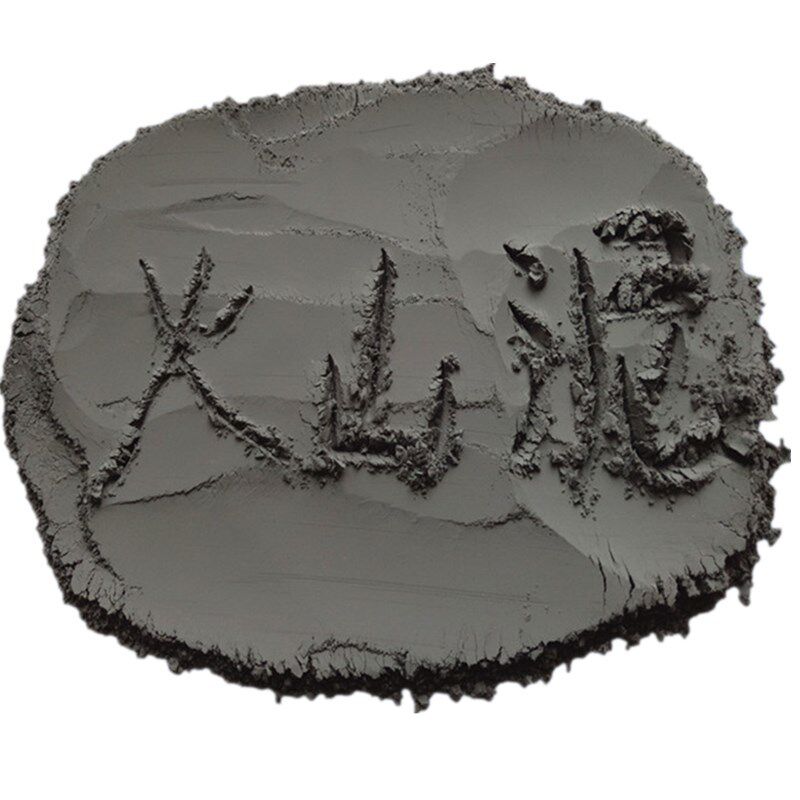 天然超细火山灰 浮石粉 玄武岩粉 红色黑色黄色火山石粉500克包邮