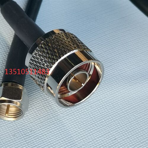 75欧姆N/F-JJ网路分析仪75-3射频线 N公75欧转F/TV英制公同轴线