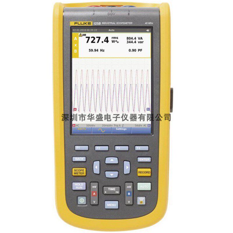 美国Fluke福禄克124B数字示波器 手持工业万用示波表 进口仪器