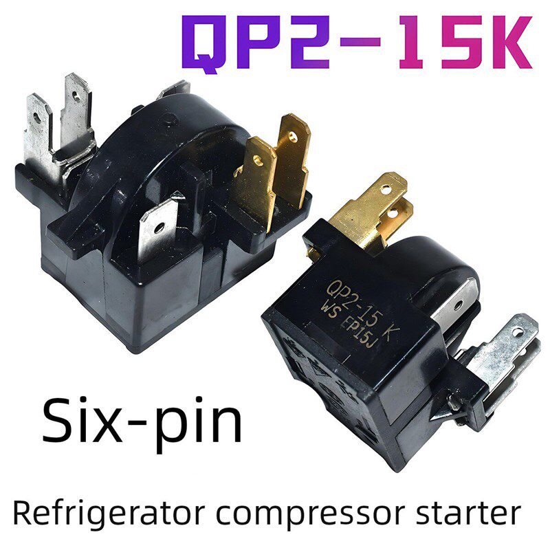 适用奥马冰箱冰柜冷柜压缩机启动器 QP2-15K PTC启动器继电器配件