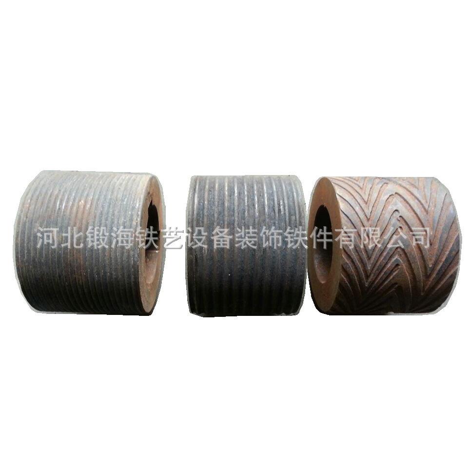 定制鱼尾机模具扁铁压花方管压花模具