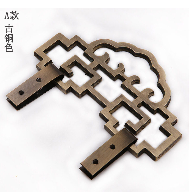 黄铜画钩挂牌钩屏风挂钩牌匾挂钩山水字画十字绣铜挂钩加厚款