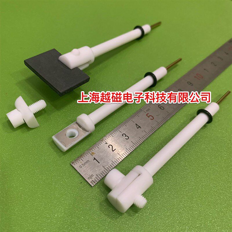 加固JJ110铂片电极夹 工作电极夹 四氟电极夹 导电性好耐腐蚀