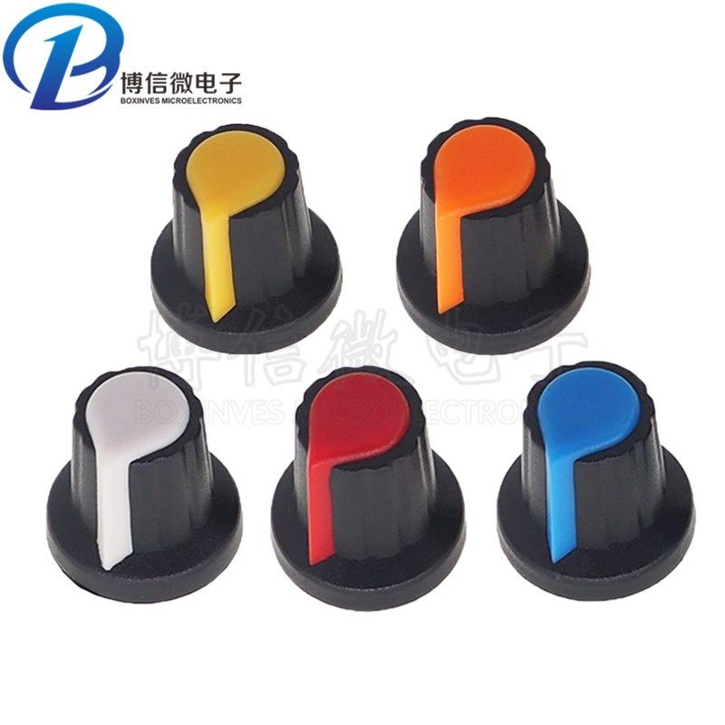 AG2 WH148旋钮 塑料旋钮梅花柄15X17mm AG2型 电位器功放旋钮帽子