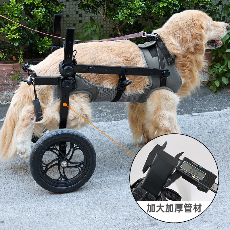 宠物狗狗轮椅车后肢支架腿残疾瘫痪老年狗狗大型犬用出行辅助神器