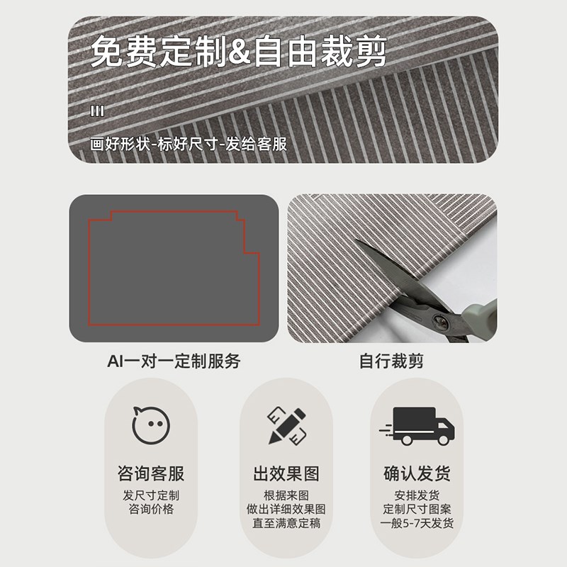 地毯门口进门脚踏垫入户门地垫加厚防滑进户门地垫可裁剪室外垫子