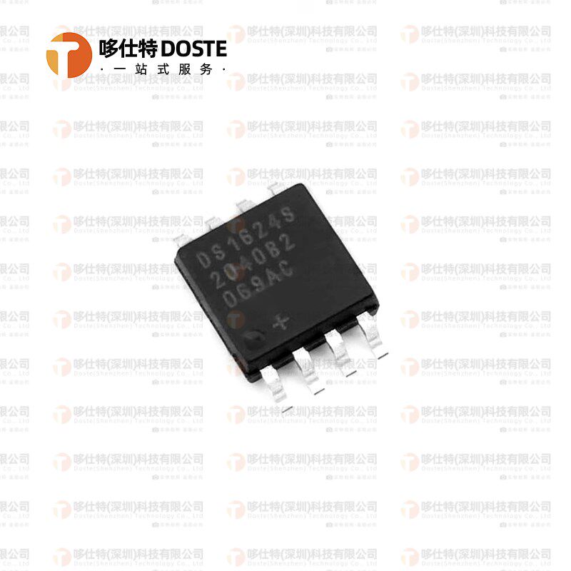 全新原装 DS1624S+T&R SOIC-8封装 贴片DS1624S温度传感器 IC芯片