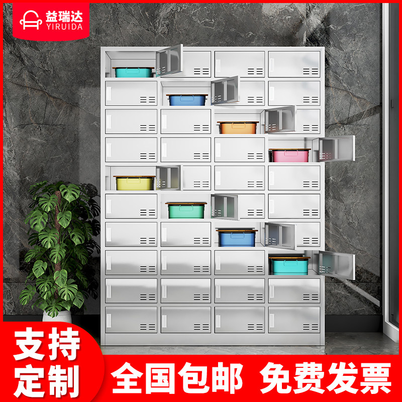 不锈钢食堂餐具柜30门餐盘柜员工碗柜学校餐厅储物饭盒柜碗筷柜子