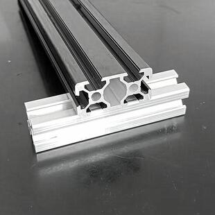 台铝型材040铝黑色铝材流水线欧标合金型材工2作方管框UEG工业