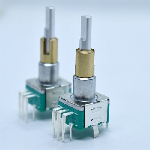 EC11双轴编码器带开关15脉冲30位国产EC11EBPB24C03双层编码器