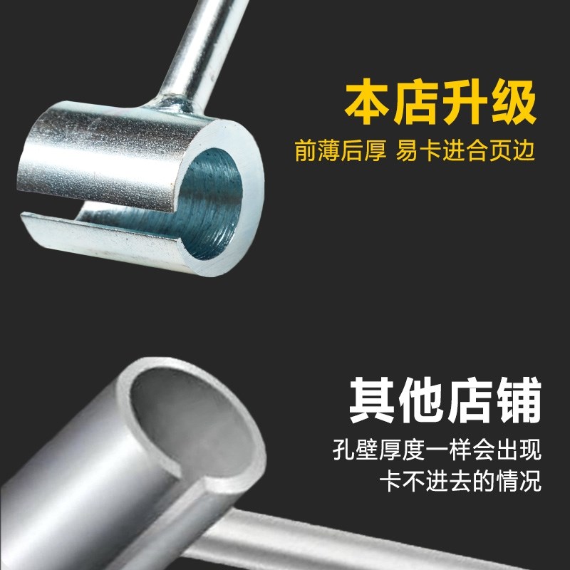 门缝合页调节扳手明铰链调缝神器旗形明铰链门窗钢门安装工具扳手