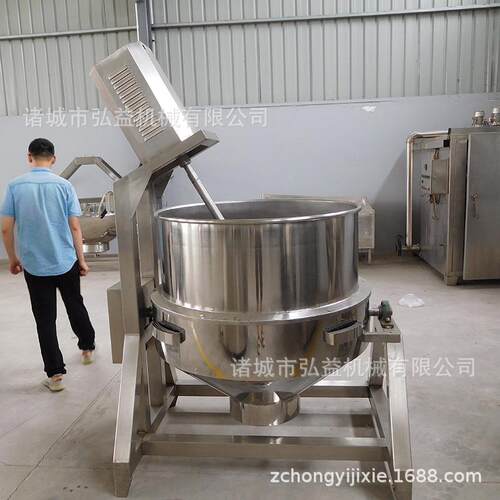商不钢电加热酱锅牛用肉煮AUL可倾斜卤肉煮锅锈不锈钢导热油式蒸