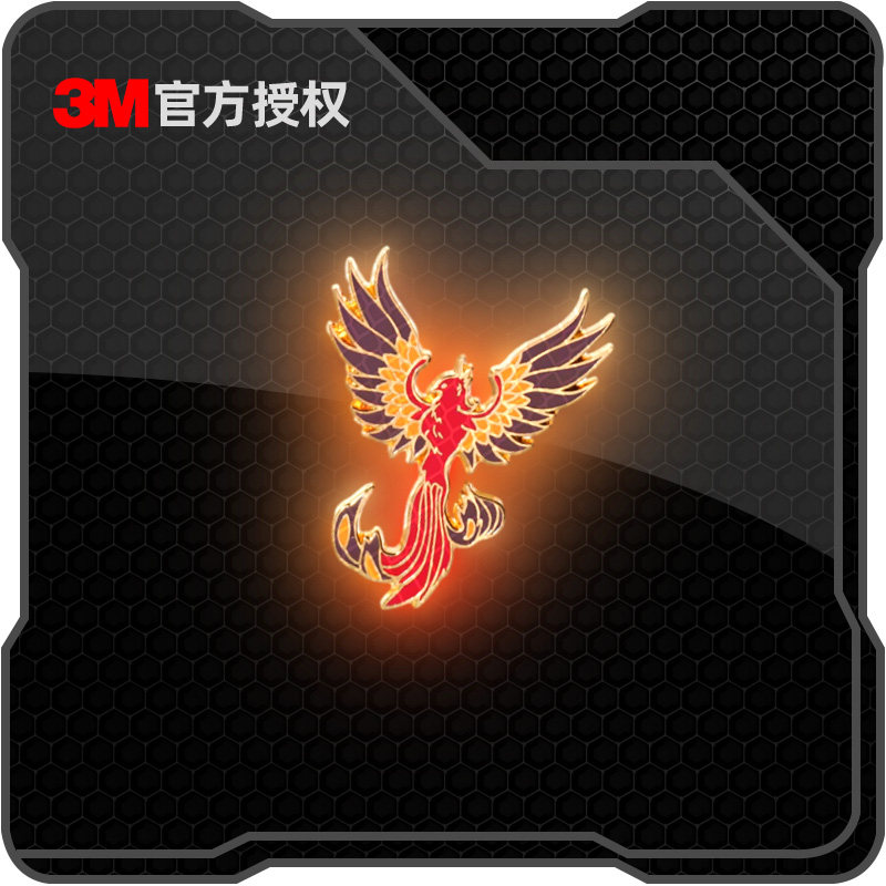 3M个性创意怒火凤凰汽车窗贴纸电动车摩托车头盔装饰防水反光车贴